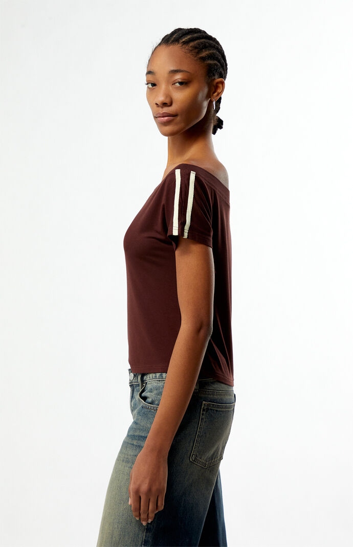 Your Favorite Jade Off-The-Shoulder Top