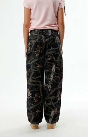 Baggy Pants Black Camo Carpenter image number 4