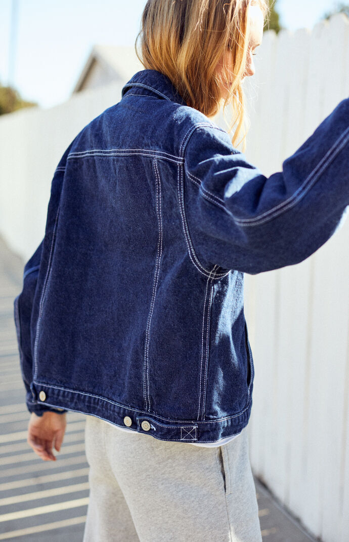 brandy melville black denim jacket