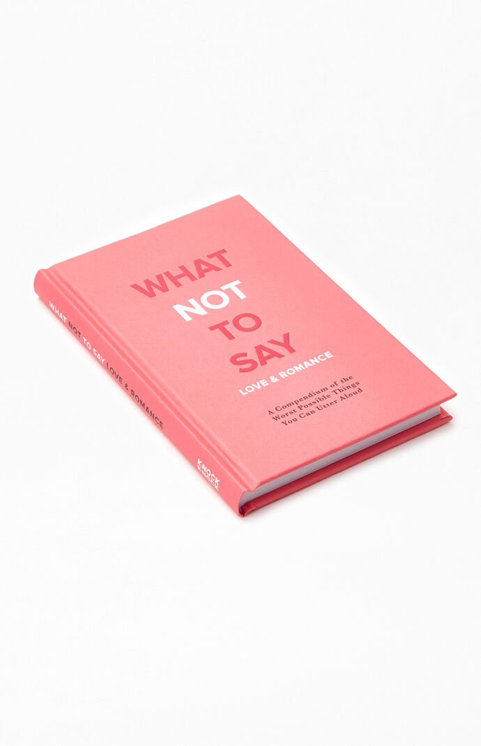 What Not To Say Book