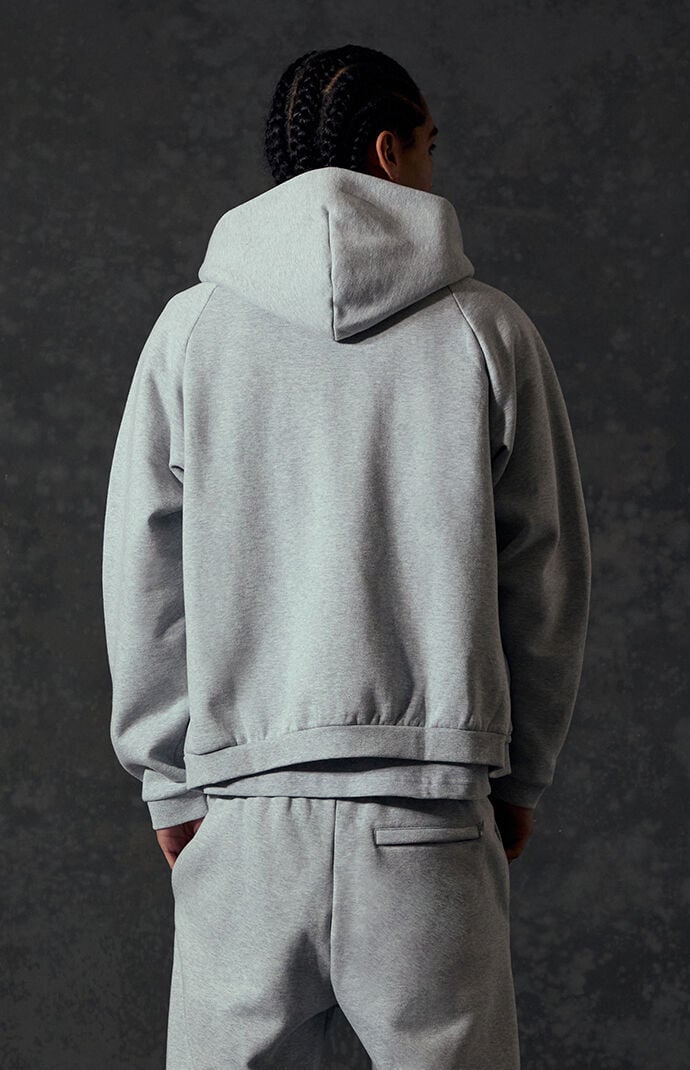 A.R.C. Heather Grey Heavyweight Standard Zip Hoodie