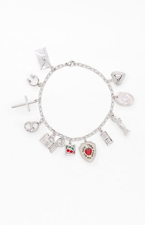 Silver Charm Bracelet image number 1