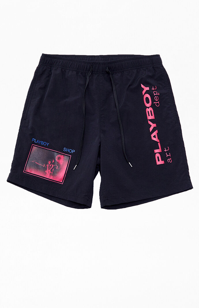 Playboy By PacSun Cyber Shop Nylon Shorts | PacSun
