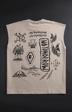 x No Tomorrow Nothing's Promised Mania Active Muscle Tank Top