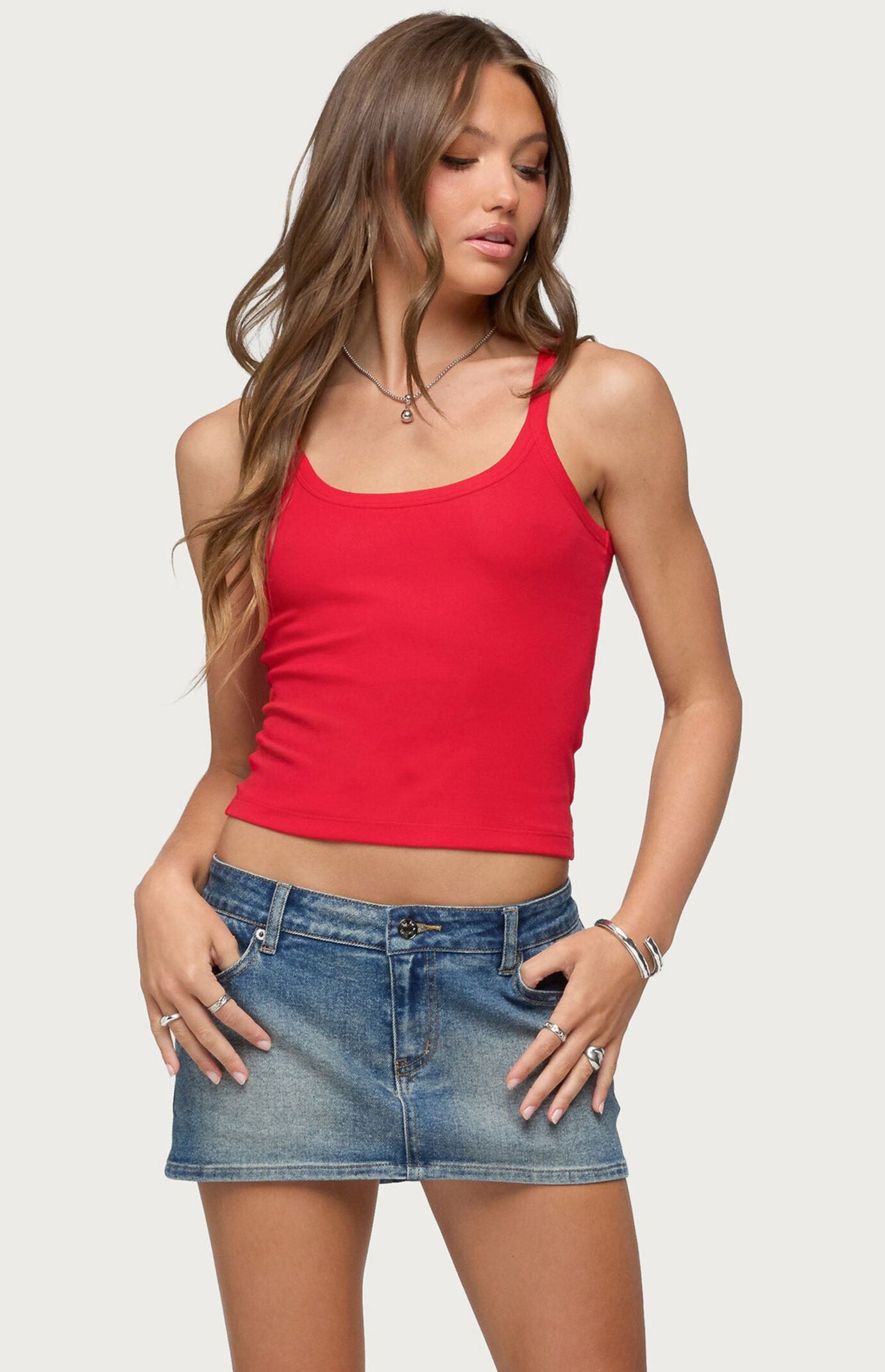 Edikted Basic Babe Tank Top