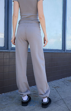 Light Gray Hilary Yoga Sweatpants image number 3