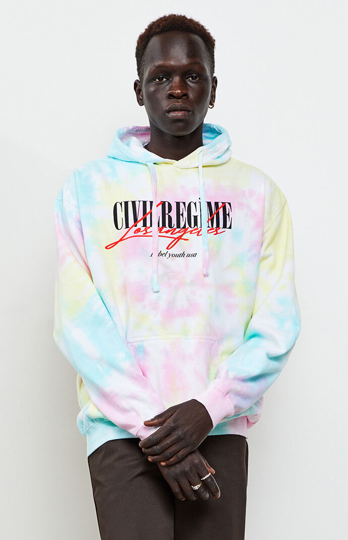 pacsun tie dye hoodie