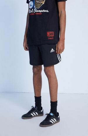 Black 3-Stripes FT Sweat Shorts image number 2