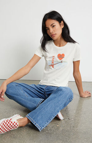 San Francisco Heart Baby T-Shirt image number 1