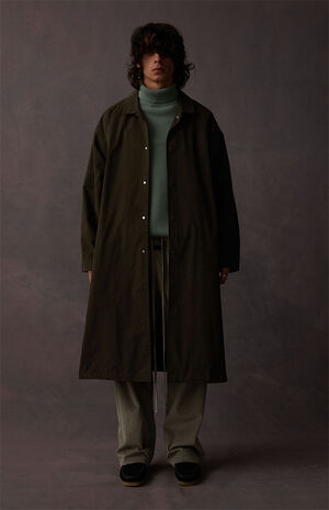 Off Black Long Coat image number 2