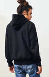 Script Embroidered Reverse Weave Pullover Hoodie Script Embroidered Reverse Weave Pullover Hoodie image number null