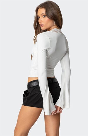 Tina Lacey Plunge Neck Top image number 4