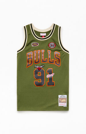 Chicago Bulls Dennis Rodman Flight Jersey image number 1
