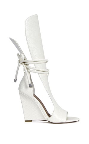 Women's Douma White Wedge Sandals image number 1