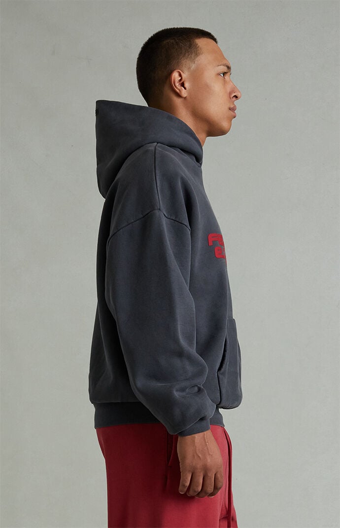 Fear of God ESSENTIALS Iron Gray '90s Fleece Hoodie