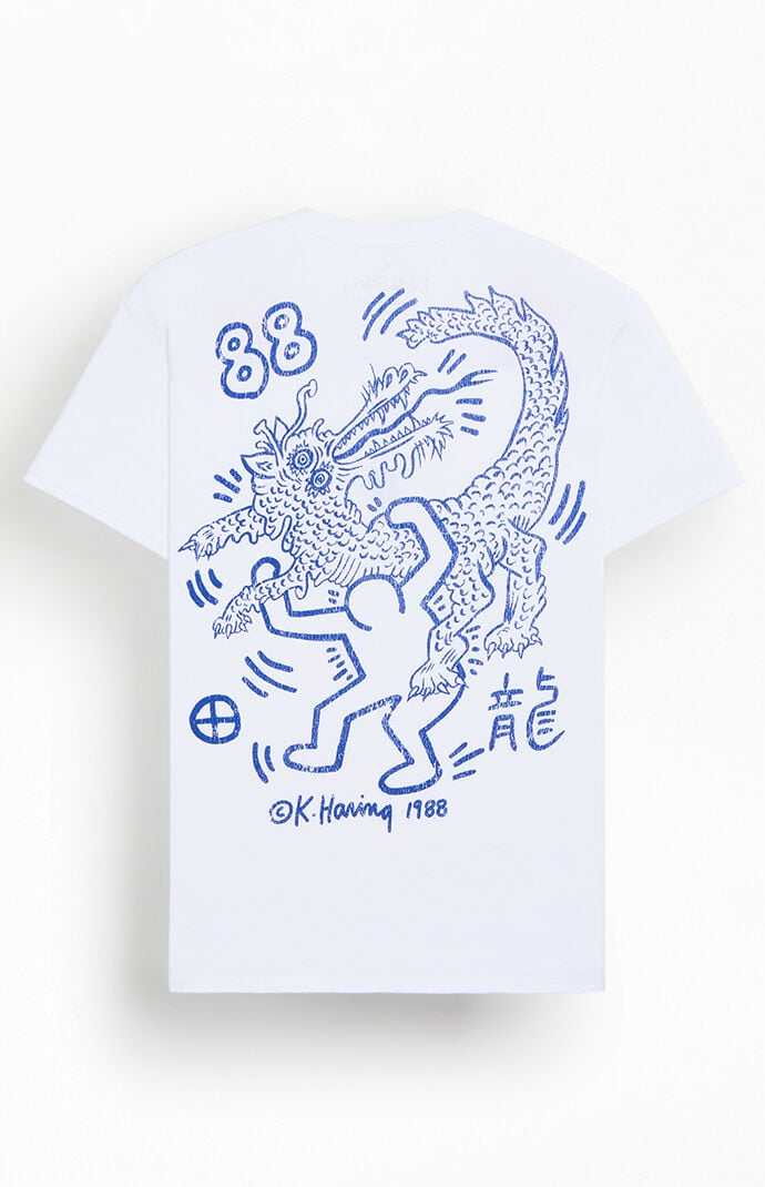 Keith Haring Dragon and Man T-Shirt