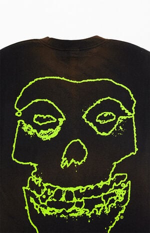 Misfits Green Outline T-Shirt image number 4