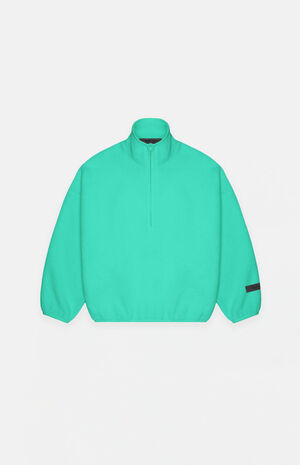 Essentials Mint Leaf Polar Fleece Half Zip Sweatshirt image number 6