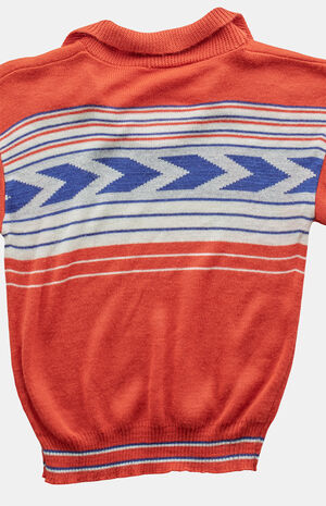 '70s Knit Polo V-Neck Baby Top image number 2