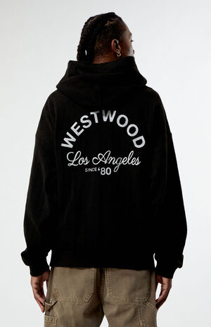 Black Westwood Herringbone Hoodie image number 4