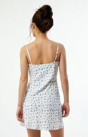 Eliza Floral Tie Front Mini Dress image number 4