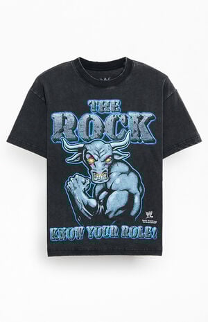 WWE WrestleMania The Rock Name T-Shirt image number 3