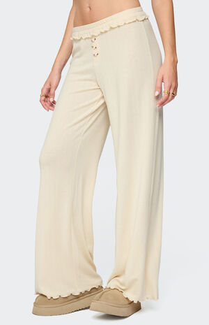 Posy Ruffle Pointelle Pants image number 5