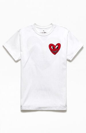  Barbie Logo Heart V-Neck T-Shirt : Clothing, Shoes & Jewelry