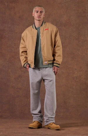 Gray Johnny Fleece Straight Sweatpants image number 1