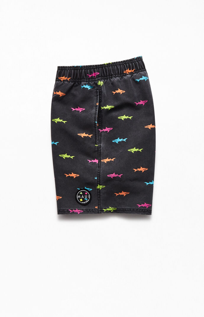 Neon Chubby 17" Swim Trunks