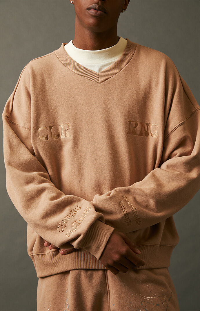 Colour Range Eco Fleece V Neck Sweatshirt PacSun