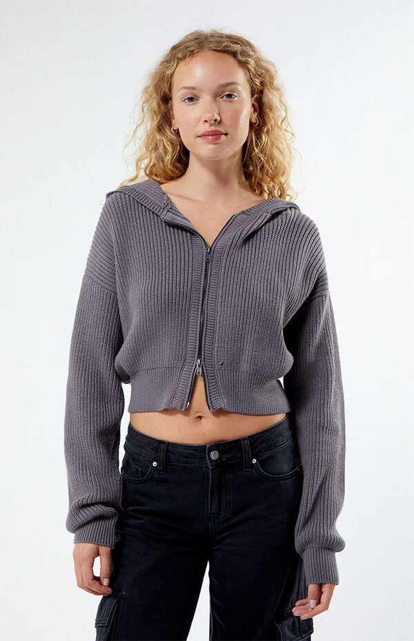 LA Hearts Blair Double Zip Hoodie PacSun