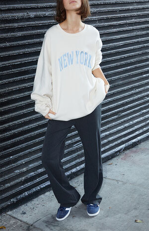 White New York&nbsp;Crew Neck Sweatshirt image number 4