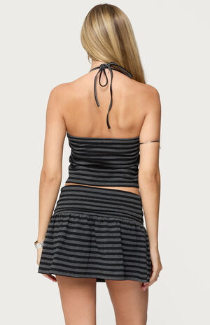 Moria Striped Halter Top image number 3