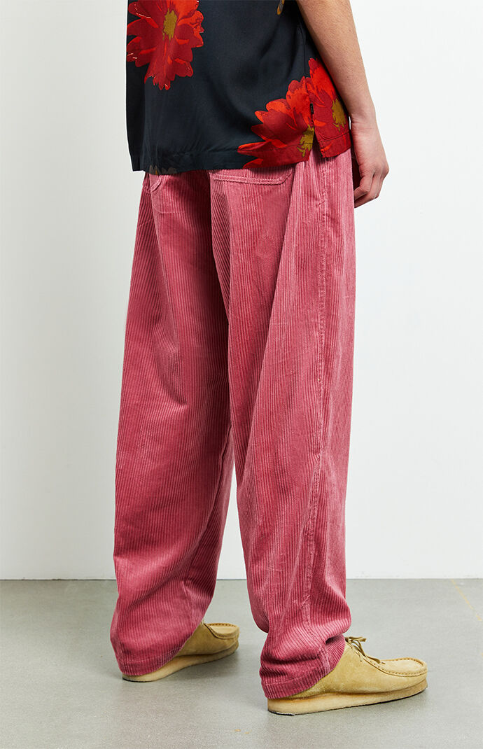 Mauve Easy Corduroy Carpenter Pants