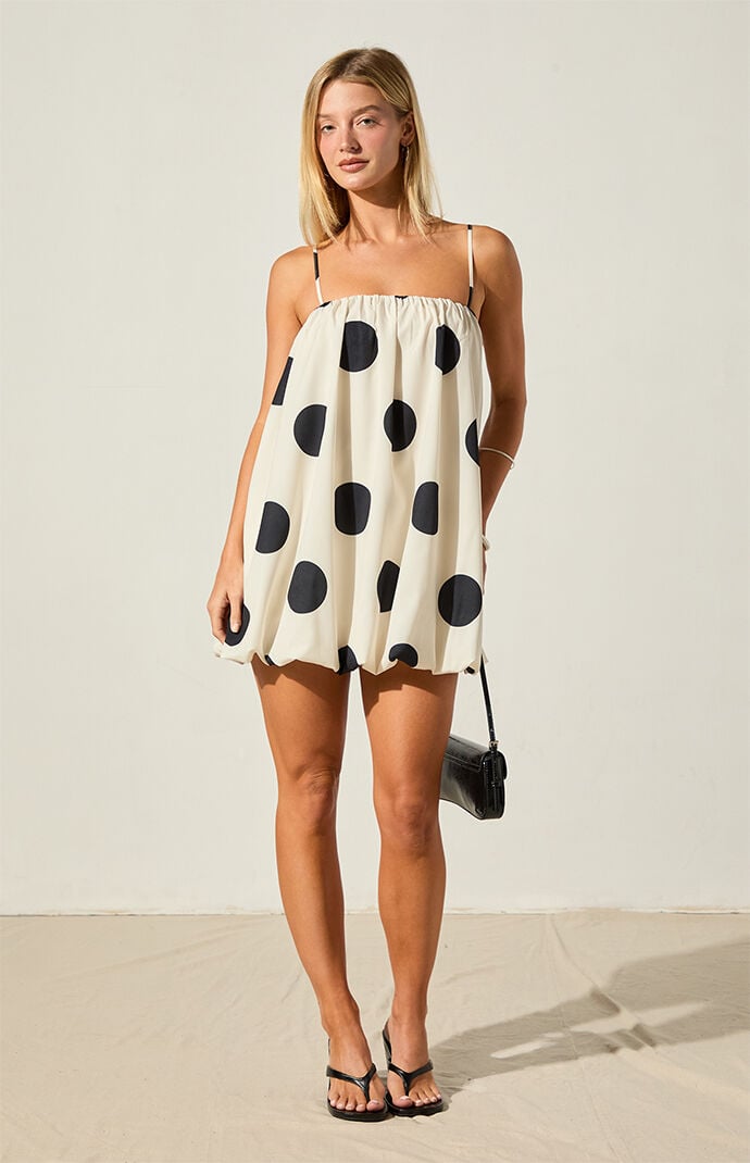 Beverly and Beck Penelope Polka Dot Bubble Mini Dress