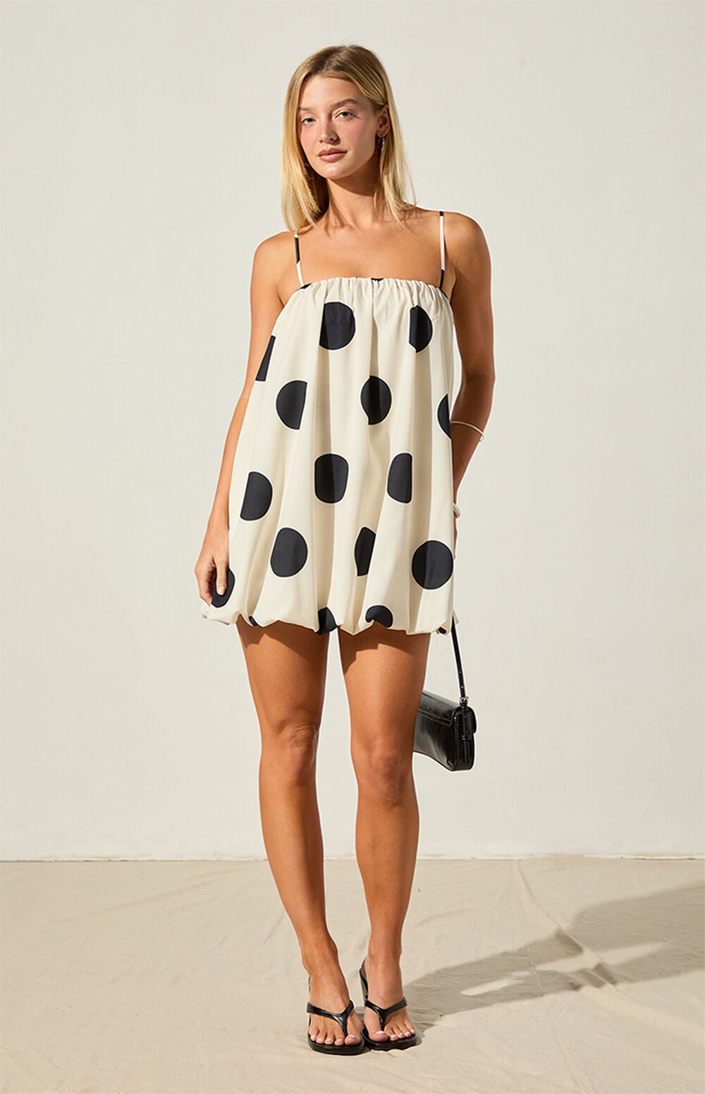 Pacsun Beverly and Beck Penelope Polka Dot Bubble Mini Dress | Pacsun
