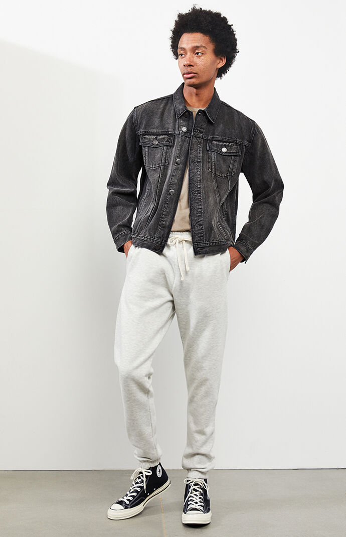 Black Classic Fit Denim Jacket
