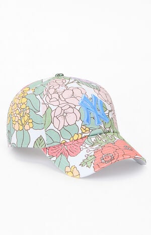 Floral NY Yankees Dad Hat image number 1