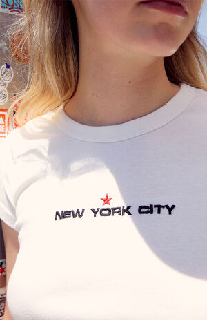New York City Embroidered T-Shirt image number 2
