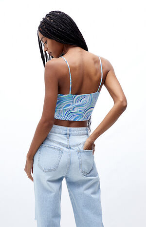 Waterfall Keyhole Tank Top image number 4