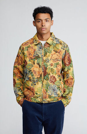 Jacquard Floral Gas Jacket image number 1