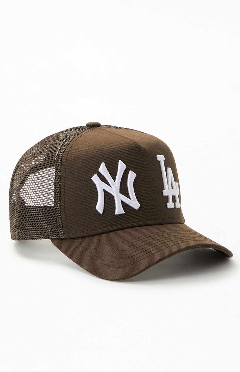 New Era NY LA 9Forty Trucker Hat PacSun