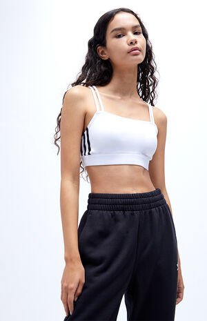 White Adicolor Sports Bra White Adicolor Sports Bra image number null