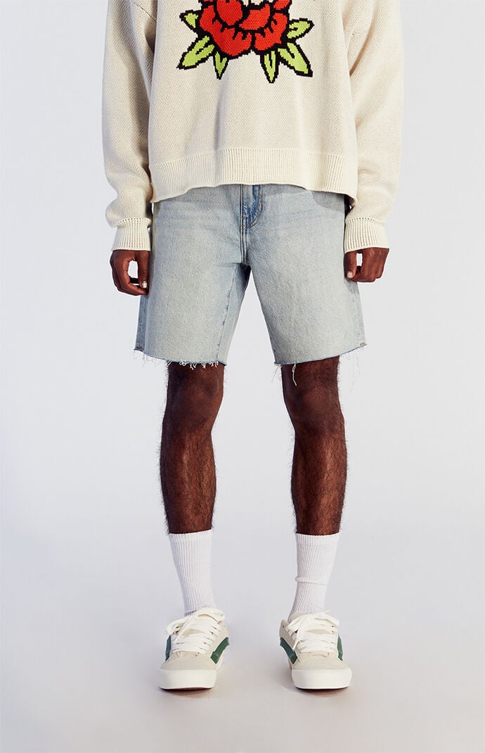 Pacsun Light Indigo Cutoff Denim Shorts