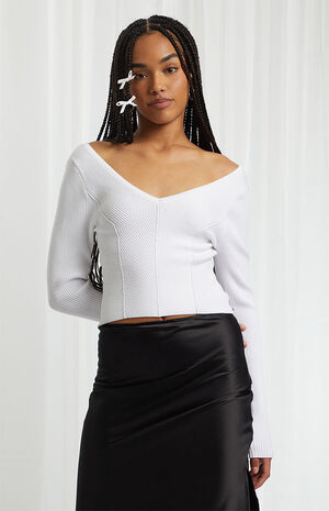 Eco Katrina V-Neck Sweater image number 2