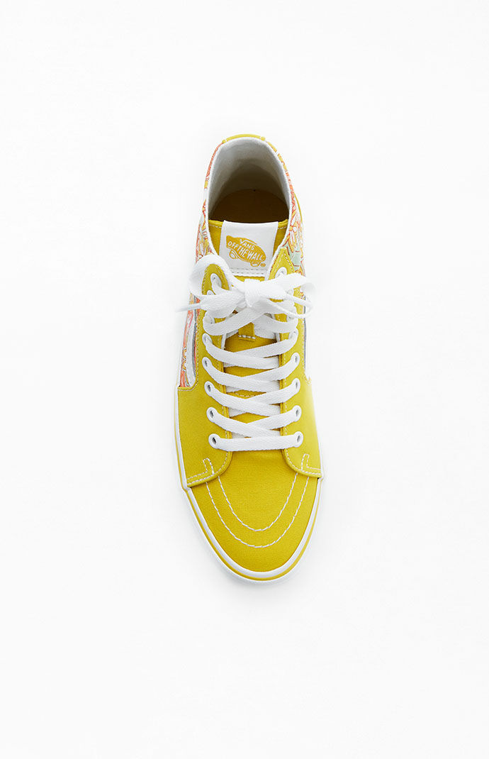 Retro Floral Sk8 Hi Tapered Sneakers