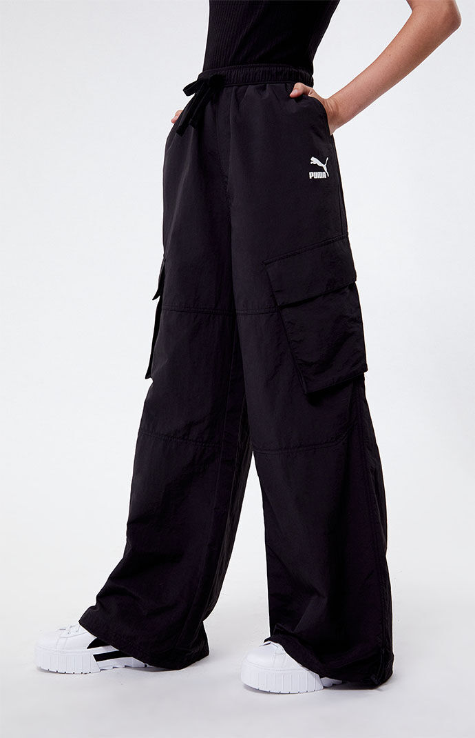 25SS人気ワイドパンツ【PUMA】Dare to Woven Pants BLACK 25SS人気ワイドパンツ【PUMA】Dare to Woven Pants BLACK (PUMA