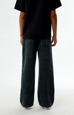 Corduroy Baggy Pants Black image number 4