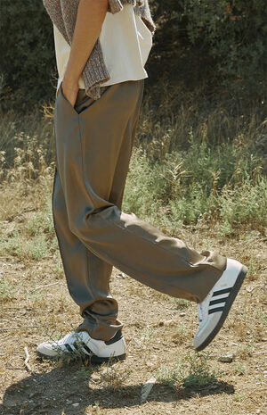 Eco Charmeuse Draped Trousers image number 3